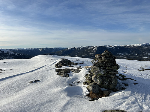 Veslefjell i Flå. Utsikt mot nordvest