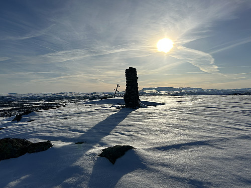 Stilig varde på Nysetfjellet i Ål