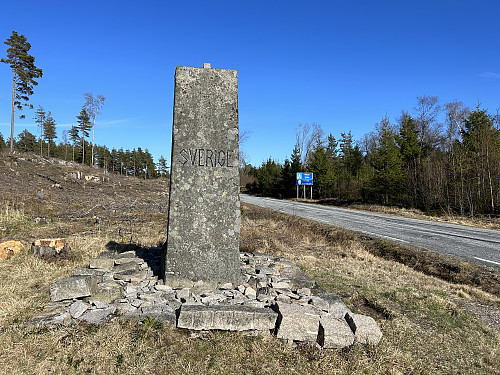 Riksrøys DA i Halden/Sverige, Oscarssteinen