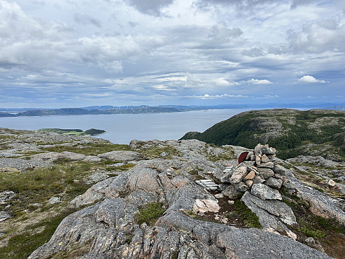 Utsikt mot nord fra Moldvikfjellet