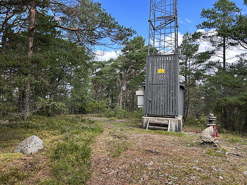 Ingen utsikt fra Storvarden på Idse