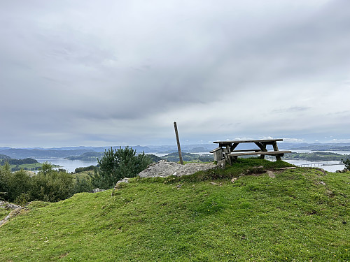Fint å raste på toppen av Eikåsen!