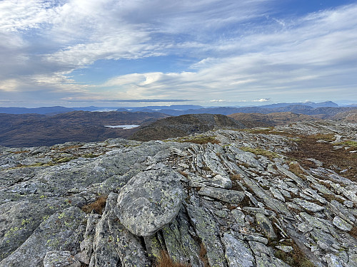 Mot Bjørndalsnuten fra en av kollene nord for Søre Såtene