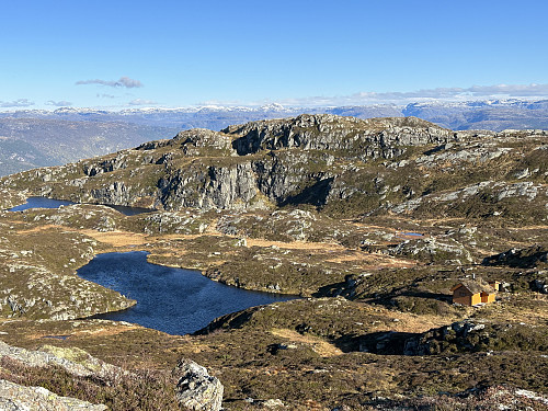 Utsikt fra Øksnanibba retning Svartevassnibba 