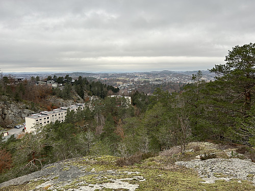 Utsikt nordover fra Varden