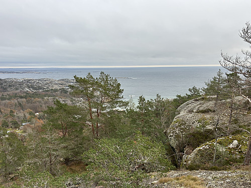 Havutsikt i øst fra toppen