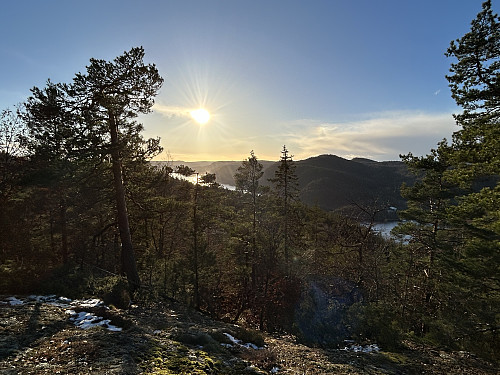 Fin utsikt mot SV fra Kjerrkollen i Kragerø