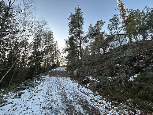 Anleggsveien er et av flere alternative ruter til Sjåen.