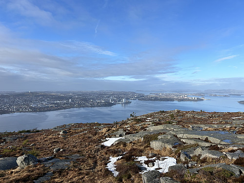 Stavanger by sett fra Lifjellet