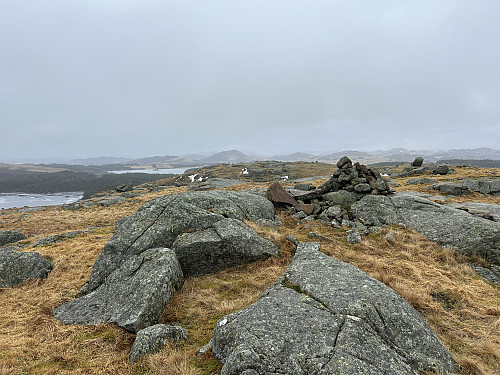 Vid utsikt fra Høylandsfjellet i Time