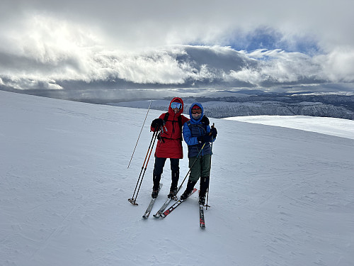 Flott utsikt vestover mot Jotunheimen