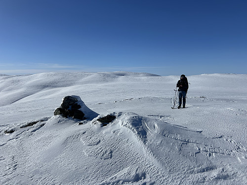Rustedalseggi med Eilivseggi i bakgrunnen til venstre