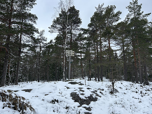 Det gamle tårnet sto omtrent 200 meter øst for dagens nye utsiktstårn
