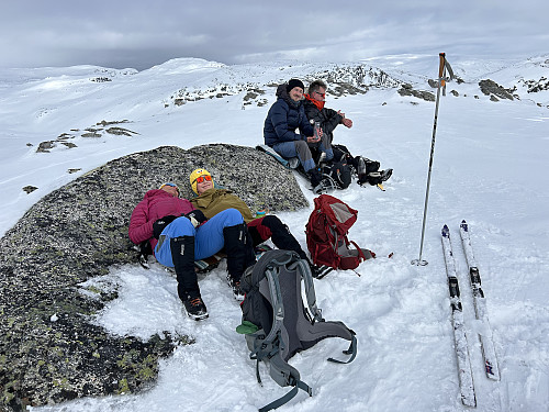 Det er herlig når det går an å ta en lang pause på toppen