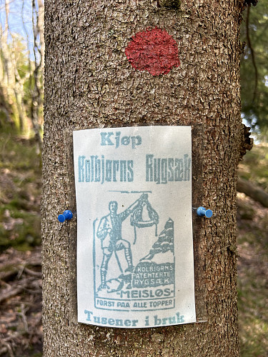 Artige reklamer på Bambleåsen