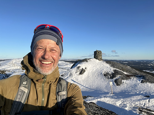 Selfie på Djupdalskampen