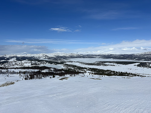 Utsikten tar seg opp, Furusjøen bak til høyre,