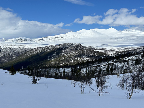Utsikt ned til Kåsen