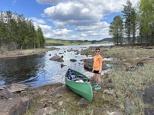 Kristian er klar for retur tilbake mot bilen