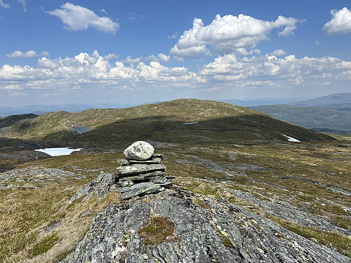 Fra Søndre Tømmeråsfjellet mot Tømmeråsfjellet