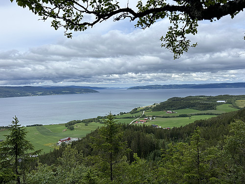 Nydelig utsikt vestover 