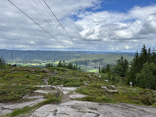 Utsikt fra Varingskollen ned mot Hakadal