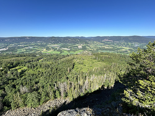 Vid og fin utsikt fra Glasåsen
