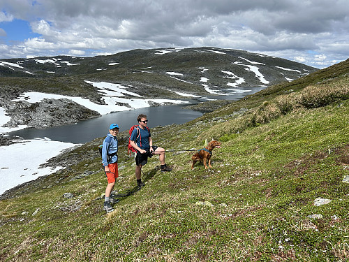 Fossdalsvatnet og Fossdalsskavlen i bakgrunnen