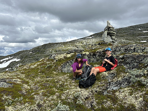 Gjengen samlet på Hervardseggi Øst