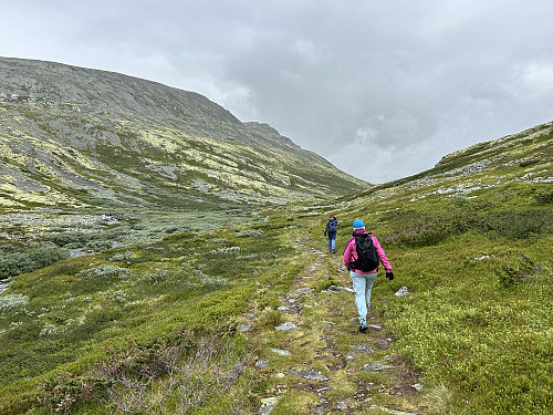 På vei gjennom Kjondalen retning Peer Gynt-hytta