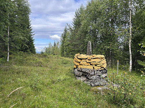 Riksrøys 86 like nedenfor Vålbergsklinten