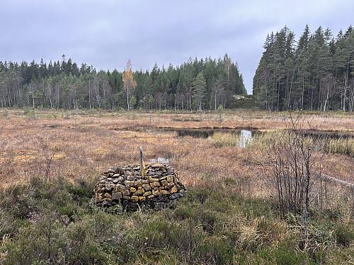 Riksrøys 60 i sørenden av Blekeren