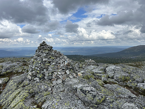Utsikt vestover fra Brøfjellet