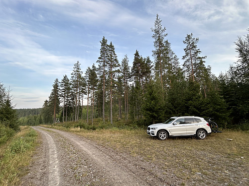 Gode parkeringsmuligheter ved turstart