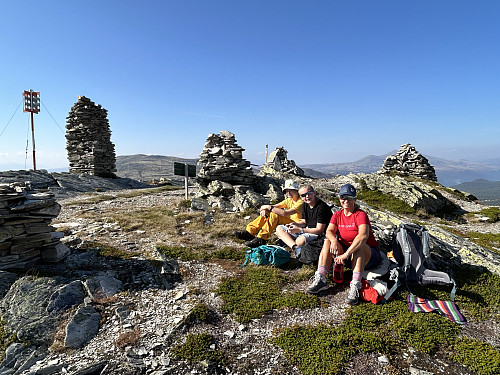 Haukberget er en hyppig besøkt topp