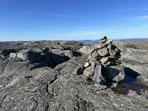 Stora Blåfjell, kommunetoppen i Hjelmeland