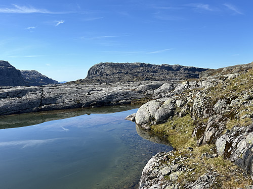Kvitserk sett fra starten av turen