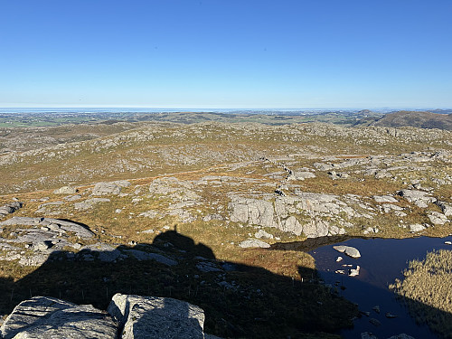 Skårlandskula sett fra Sikvalandskula 