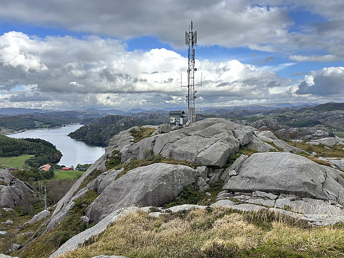 Toppen av Lifjellet sett fra nabokollen