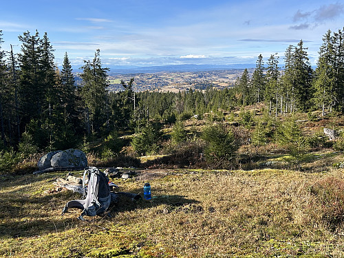 Utsikt vestover fra Sæterberget