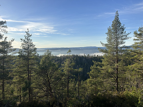 Fra utsiktspunktet sør på Bufjell