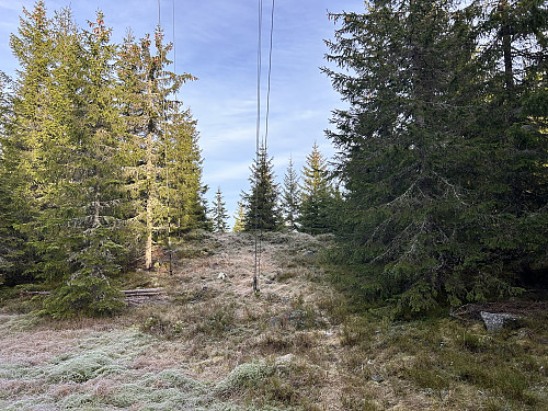 Toppkollen er rett bak antennemasta