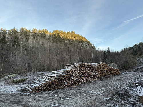 Skjærsjøknuten sett fra p-plassen