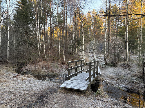 Stien underveis er godt tilrettelagt
