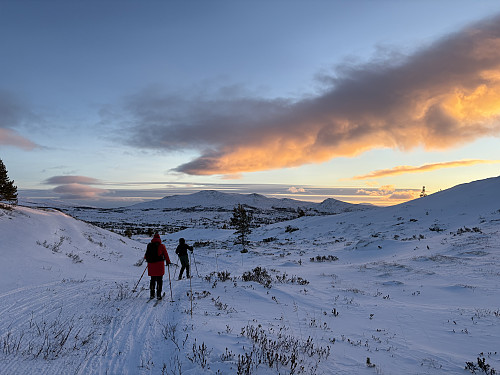 Sparsomt med snø, men det holder akkurat!