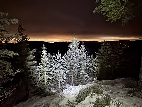 Utsiktspunktet nord på Bergeråsen