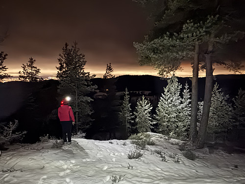 Utsiktspunktet nord på Bergeråsen