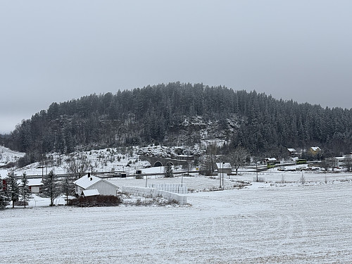 Utsikt mot Romsåsen fra stien