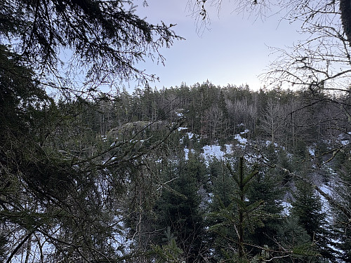 Brånåklovåsen NØ i sikte