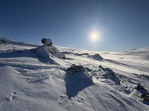 På vei oppover mot Ljosberg